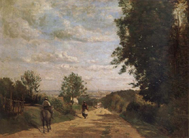 The road of sevres, Corot Camille